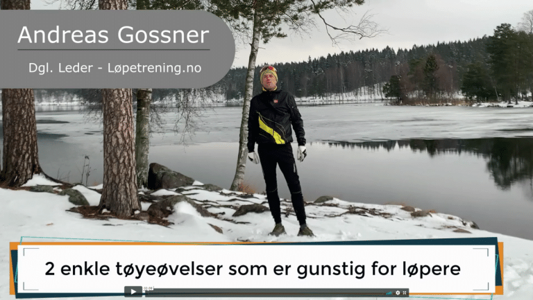 2 tips til tøyeøvelser - løping
