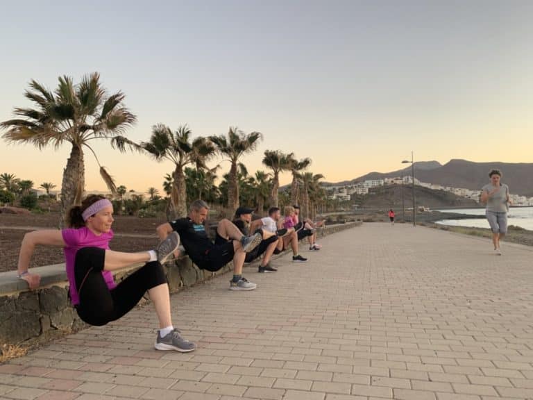 treningsleir på fuerteventura - uttøying