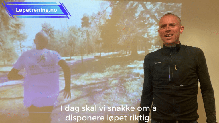 løps-disposisjon ifm konkurranse