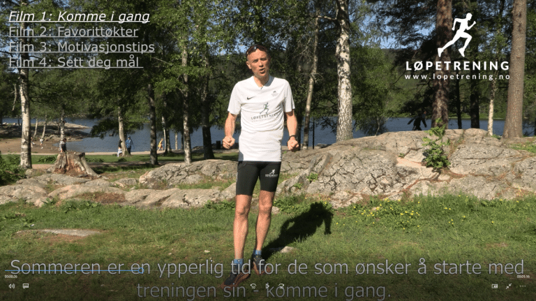 Komme i gang med løping - Løpetrening